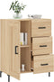 vidaXL - Dressoir - 69,5x34x90 - cm - bewerkt - hout - sonoma - eikenkleurig