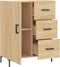 vidaXL - Dressoir - 69,5x34x90 - cm - bewerkt - hout - sonoma - eikenkleurig
