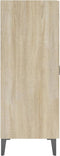 vidaXL - Dressoir - 69,5x34x90 - cm - bewerkt - hout - sonoma - eikenkleurig