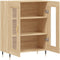 vidaXL - Dressoir - 69,5x34x90 - cm - bewerkt - hout - sonoma - eikenkleurig