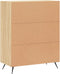 vidaXL - Dressoir - 69,5x34x90 - cm - bewerkt - hout - sonoma - eikenkleurig