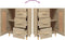 vidaXL - Dressoir - 69,5x34x90 - cm - bewerkt - hout - sonoma - eikenkleurig