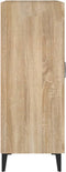 vidaXL - Dressoir - 69,5x34x90 - cm - bewerkt - hout - sonoma - eikenkleurig
