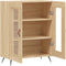 vidaXL - Dressoir - 69,5x34x90 - cm - bewerkt - hout - sonoma - eikenkleurig