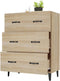 vidaXL - Dressoir - 69,5x34x90 - cm - bewerkt - hout - sonoma - eikenkleurig