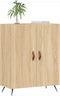 vidaXL - Dressoir - 69,5x34x90 - cm - bewerkt - hout - sonoma - eikenkleurig