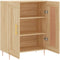 vidaXL - Dressoir - 69,5x34x90 - cm - bewerkt - hout - sonoma - eikenkleurig