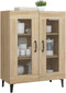 vidaXL - Dressoir - 69,5x34x90 - cm - bewerkt - hout - sonoma - eikenkleurig