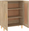 vidaXL - Dressoir - 69,5x34x90 - cm - bewerkt - hout - sonoma - eikenkleurig