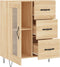 vidaXL - Dressoir - 69,5x34x90 - cm - bewerkt - hout - sonoma - eikenkleurig