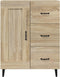 vidaXL - Dressoir - 69,5x34x90 - cm - bewerkt - hout - sonoma - eikenkleurig