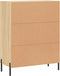 vidaXL - Dressoir - 69,5x34x90 - cm - bewerkt - hout - sonoma - eikenkleurig