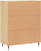vidaXL - Dressoir - 69,5x34x90 - cm - bewerkt - hout - sonoma - eikenkleurig