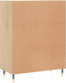 vidaXL - Dressoir - 69,5x34x90 - cm - bewerkt - hout - sonoma - eikenkleurig