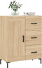 vidaXL - Dressoir - 69,5x34x90 - cm - bewerkt - hout - sonoma - eikenkleurig