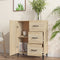 vidaXL - Dressoir - 69,5x34x90 - cm - bewerkt - hout - sonoma - eikenkleurig