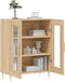 vidaXL - Dressoir - 69,5x34x90 - cm - bewerkt - hout - sonoma - eikenkleurig