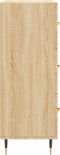 vidaXL - Dressoir - 69,5x34x90 - cm - bewerkt - hout - sonoma - eikenkleurig