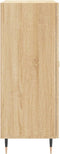 vidaXL - Dressoir - 69,5x34x90 - cm - bewerkt - hout - sonoma - eikenkleurig