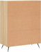 vidaXL - Dressoir - 69,5x34x90 - cm - bewerkt - hout - sonoma - eikenkleurig
