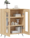 vidaXL - Dressoir - 69,5x34x90 - cm - bewerkt - hout - sonoma - eikenkleurig