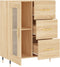 vidaXL - Dressoir - 69,5x34x90 - cm - bewerkt - hout - sonoma - eikenkleurig