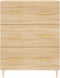 vidaXL - Dressoir - 69,5x34x90 - cm - bewerkt - hout - sonoma - eikenkleurig