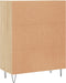 vidaXL - Dressoir - 69,5x34x90 - cm - bewerkt - hout - sonoma - eikenkleurig
