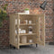 vidaXL - Dressoir - 69,5x34x90 - cm - bewerkt - hout - sonoma - eikenkleurig