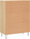 vidaXL - Dressoir - 69,5x34x90 - cm - bewerkt - hout - sonoma - eikenkleurig