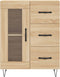 vidaXL - Dressoir - 69,5x34x90 - cm - bewerkt - hout - sonoma - eikenkleurig