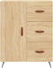 vidaXL - Dressoir - 69,5x34x90 - cm - bewerkt - hout - sonoma - eikenkleurig