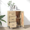 vidaXL - Dressoir - 69,5x34x90 - cm - bewerkt - hout - sonoma - eikenkleurig