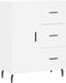vidaXL - Dressoir - 69,5x34x90 - cm - bewerkt - hout - wit