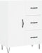 vidaXL - Dressoir - 69,5x34x90 - cm - bewerkt - hout - wit
