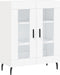 vidaXL - Dressoir - 69,5x34x90 - cm - bewerkt - hout - wit
