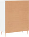 vidaXL - Dressoir - 69,5x34x90 - cm - bewerkt - hout - wit