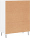 vidaXL - Dressoir - 69,5x34x90 - cm - bewerkt - hout - wit