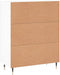 vidaXL - Dressoir - 69,5x34x90 - cm - bewerkt - hout - wit