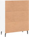 vidaXL - Dressoir - 69,5x34x90 - cm - bewerkt - hout - wit