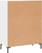 vidaXL - Dressoir - 69,5x34x90 - cm - bewerkt - hout - wit