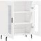 vidaXL - Dressoir - 69,5x34x90 - cm - bewerkt - hout - wit