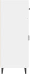 vidaXL - Dressoir - 69,5x34x90 - cm - bewerkt - hout - wit
