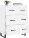 vidaXL - Dressoir - 69,5x34x90 - cm - bewerkt - hout - wit