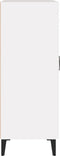 vidaXL - Dressoir - 69,5x34x90 - cm - bewerkt - hout - wit