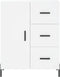vidaXL - Dressoir - 69,5x34x90 - cm - bewerkt - hout - wit