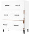 vidaXL - Dressoir - 69,5x34x90 - cm - bewerkt - hout - wit