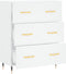 vidaXL - Dressoir - 69,5x34x90 - cm - bewerkt - hout - wit