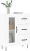 vidaXL - Dressoir - 69,5x34x90 - cm - bewerkt - hout - wit