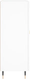 vidaXL - Dressoir - 69,5x34x90 - cm - bewerkt - hout - wit